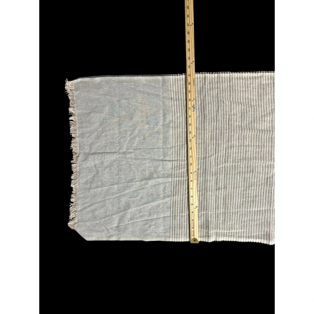 New with Tags BE KIND x tribe alive Striped Scarf Cotton Tassel Fringe‎ Neutral
